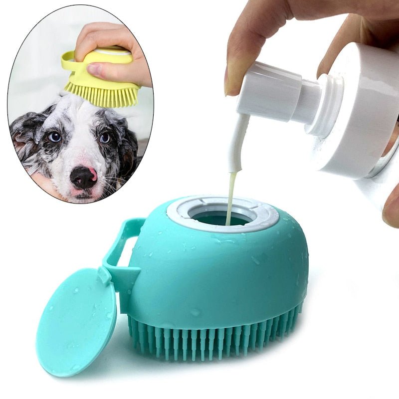 Bad- und Massagebürste für Hunde und Katzen
