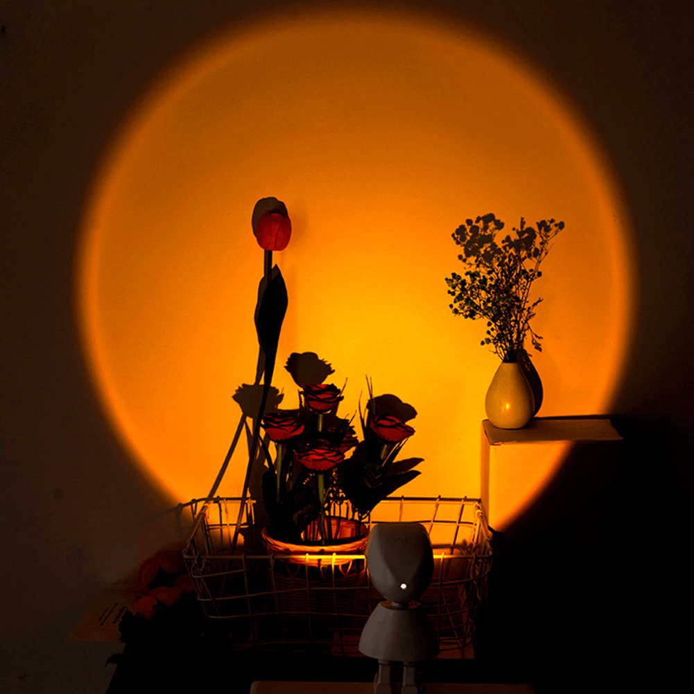 Sonnenuntergang-Projektor Astronaut